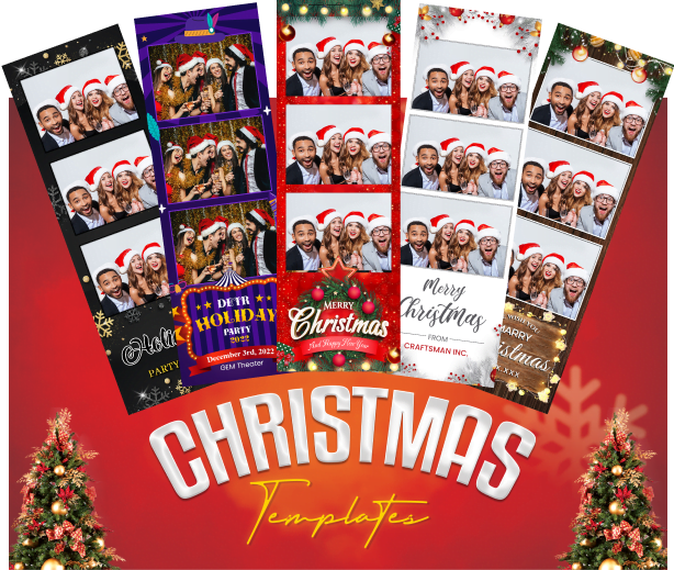 Christmas Photobooth Template