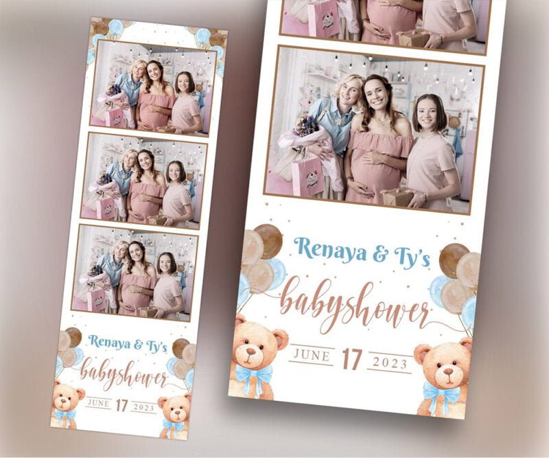 Baby Shower Photobooth Template 2x6