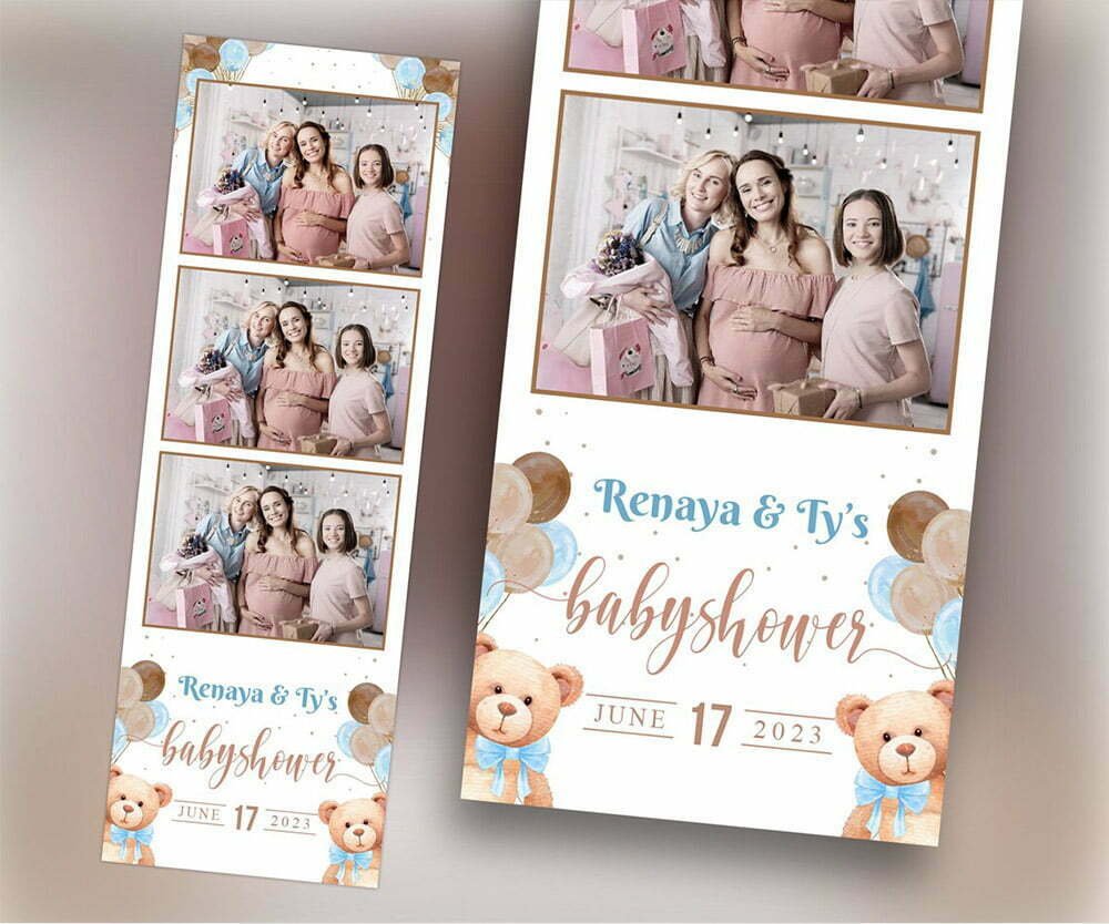 Baby Shower Photobooth Template 2x6