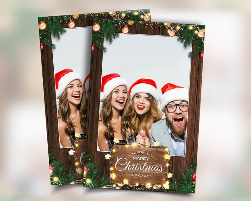 Christmas Photobooth Template 4