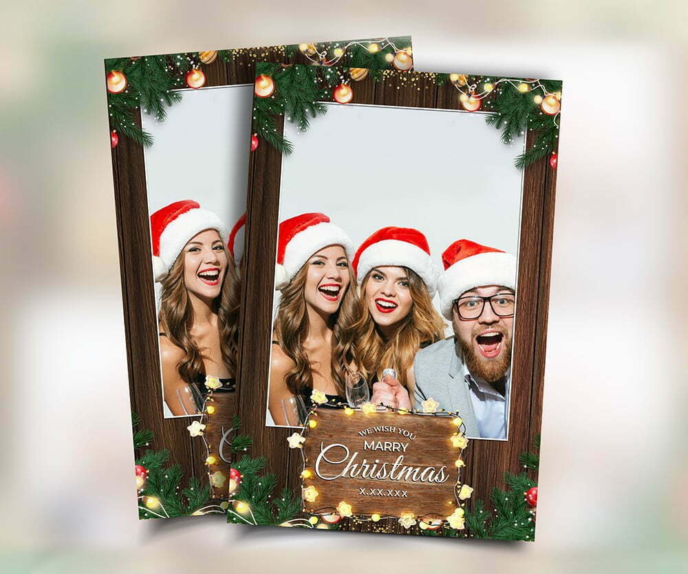 Christmas Photobooth Template 4