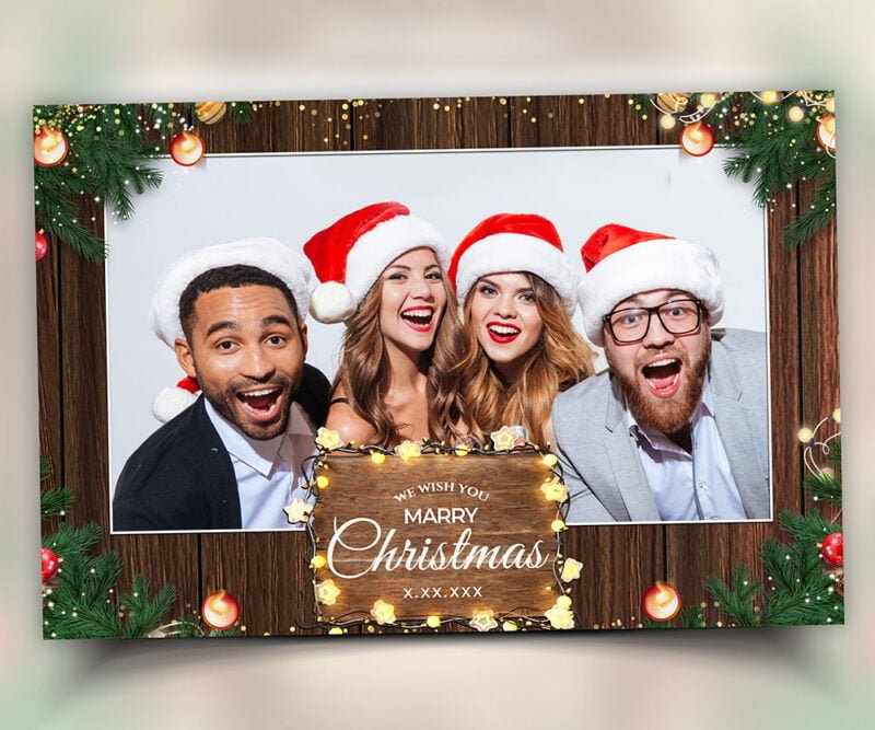 Christmas Photobooth Template 5