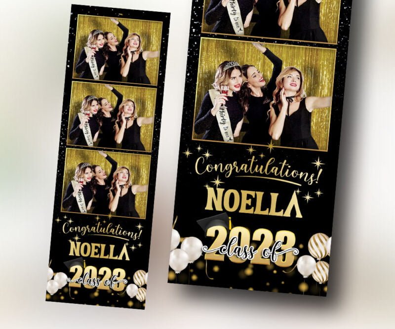 Graduation Photobooth Template 2x6